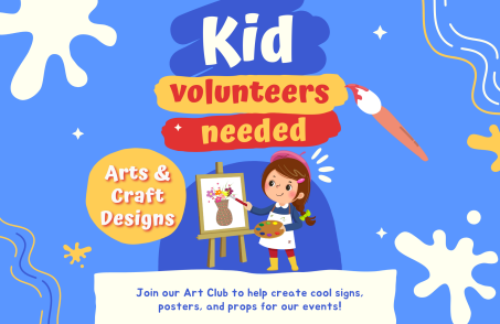 Kid Vounteers Needed